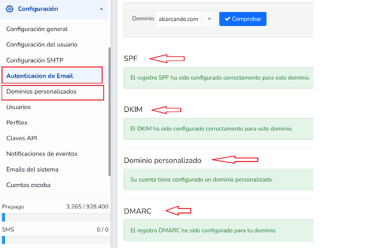 Configuración DNS en Mailrelay Configuración DNS en Mailrelay